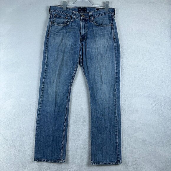 Bullhead Vintage Jeans Cropped Straight Slim Fit Womens Blue Size W32XL30 - Picture 1 of 10